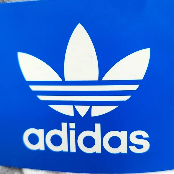 ADIDAS 6 PAIRS OF CREW LENGTH SOCKS, WHITE WITH GREY LOGO - Picture 6 of 8